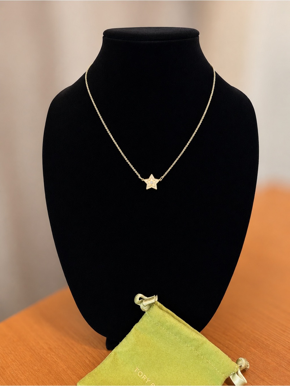 Tory Burch Kira Gold Star Necklace